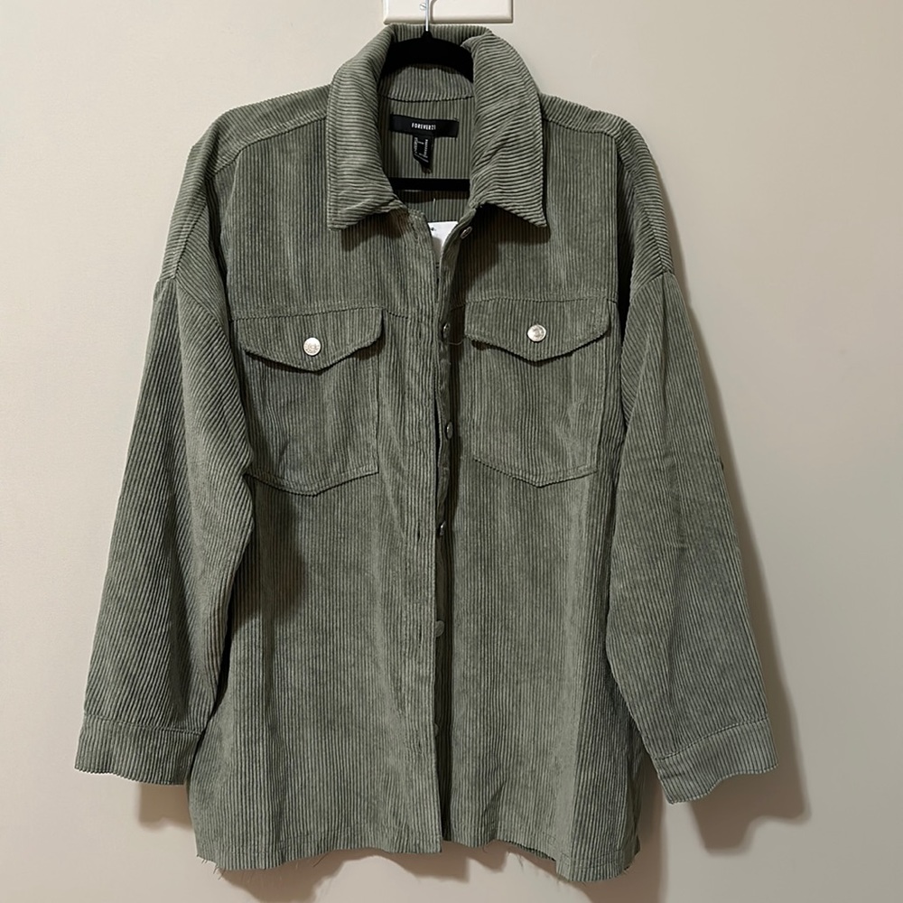 Forever 21 Corduroy Shacket